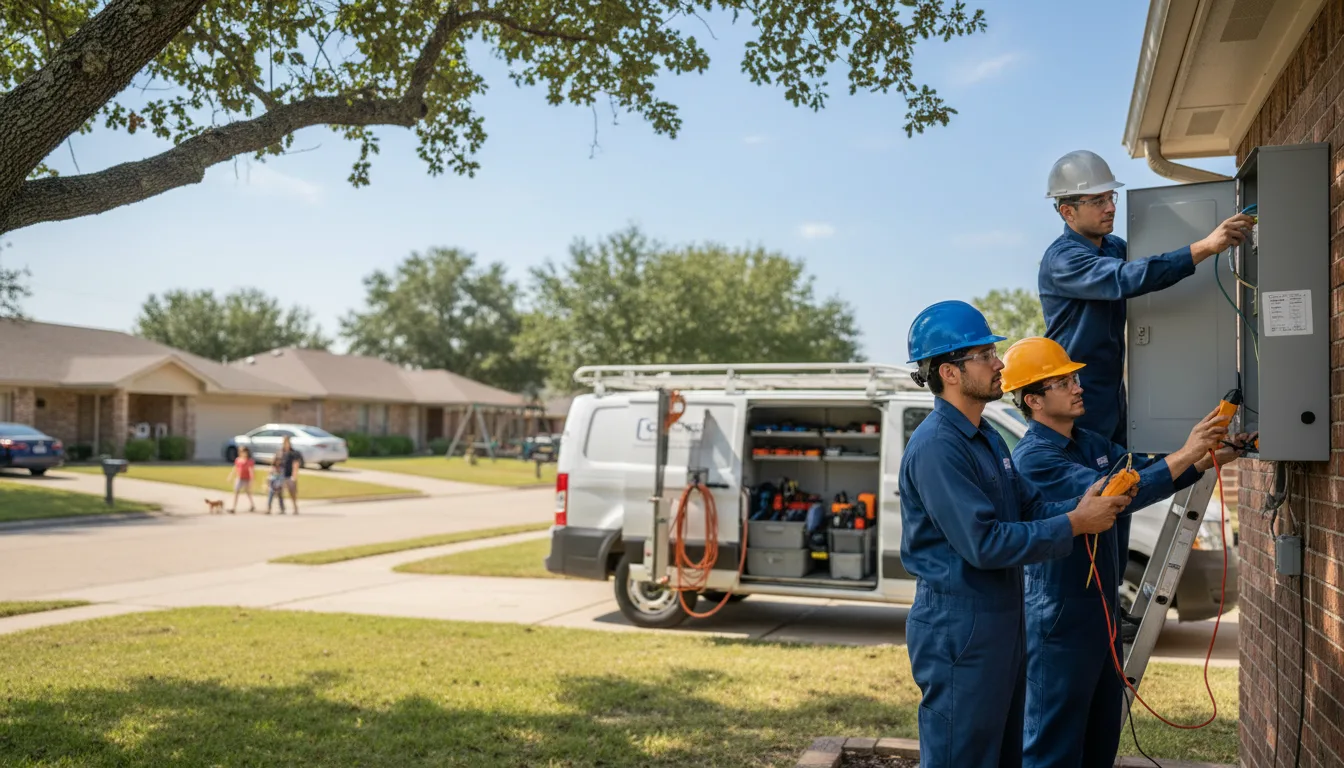 Certified electrician providing emergency electrical services in Yoder, WY
